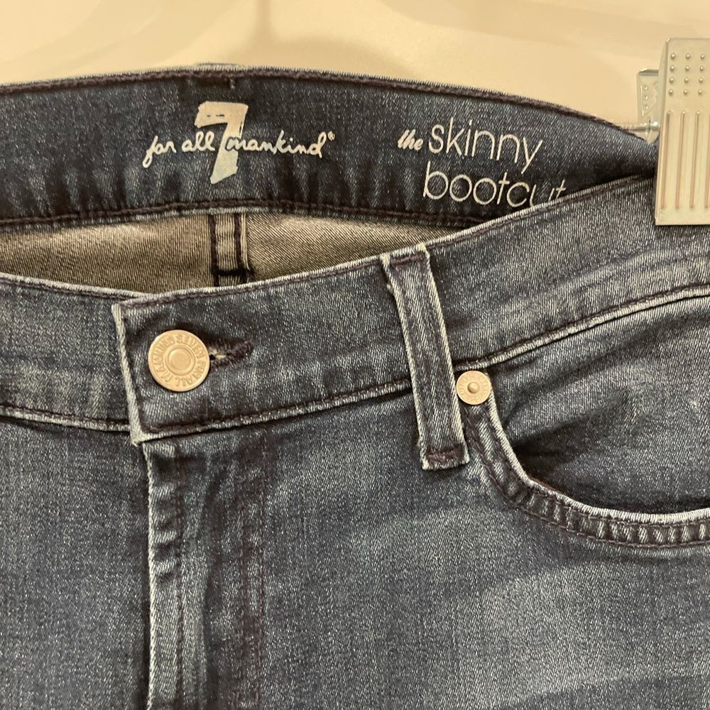 7 For All Mankind Skinny Bootcut Jeans.Size 29 - Picture 4 of 11